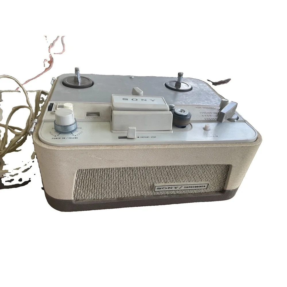 Sony TC-120 Reel To Reel Tape Recorder Parts Non Working As Is